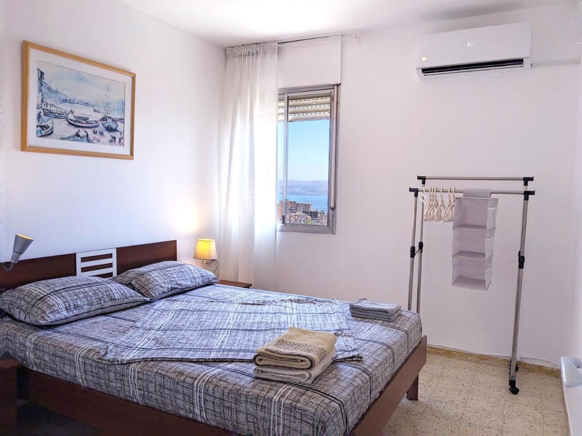 1Bdrm Apt With Panoramic View Of Sea And Mountains Tiberias Luaran gambar